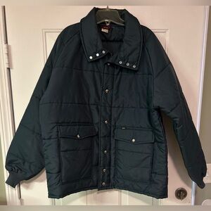 70’s-80’s‎ Vintage Lee Quilted Puffer Navy Blue Jacket Mens XL Made In The USA